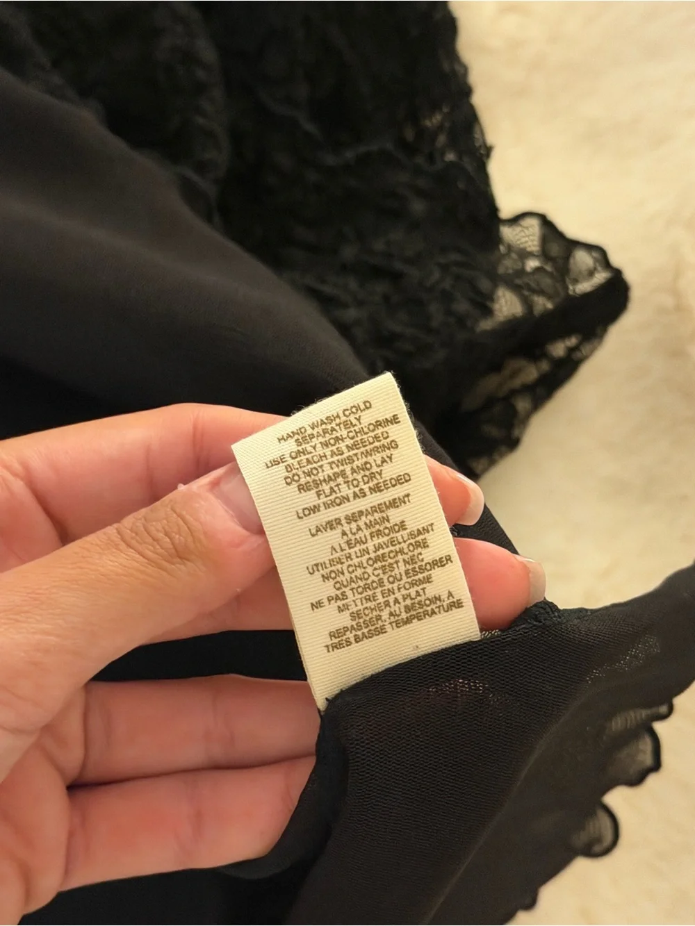 Free People Black Lace Dress